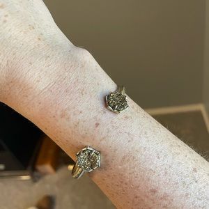 Kendra Scott Gold Drusy Cuff Bracelet